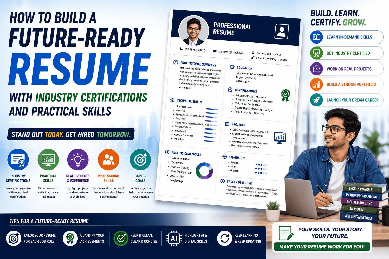 How to Build a Future-Ready Resume with Industry Certifications and Practical Skills (2026 Career Guide)