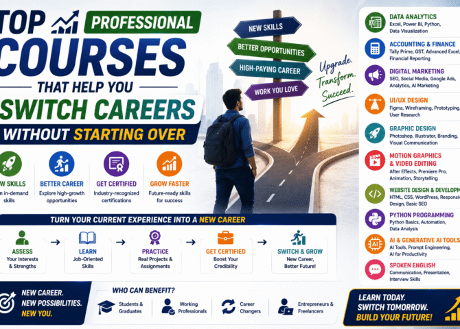 Top Professional Courses That Help You Switch Careers Without Starting Over (2026 Career Guide)