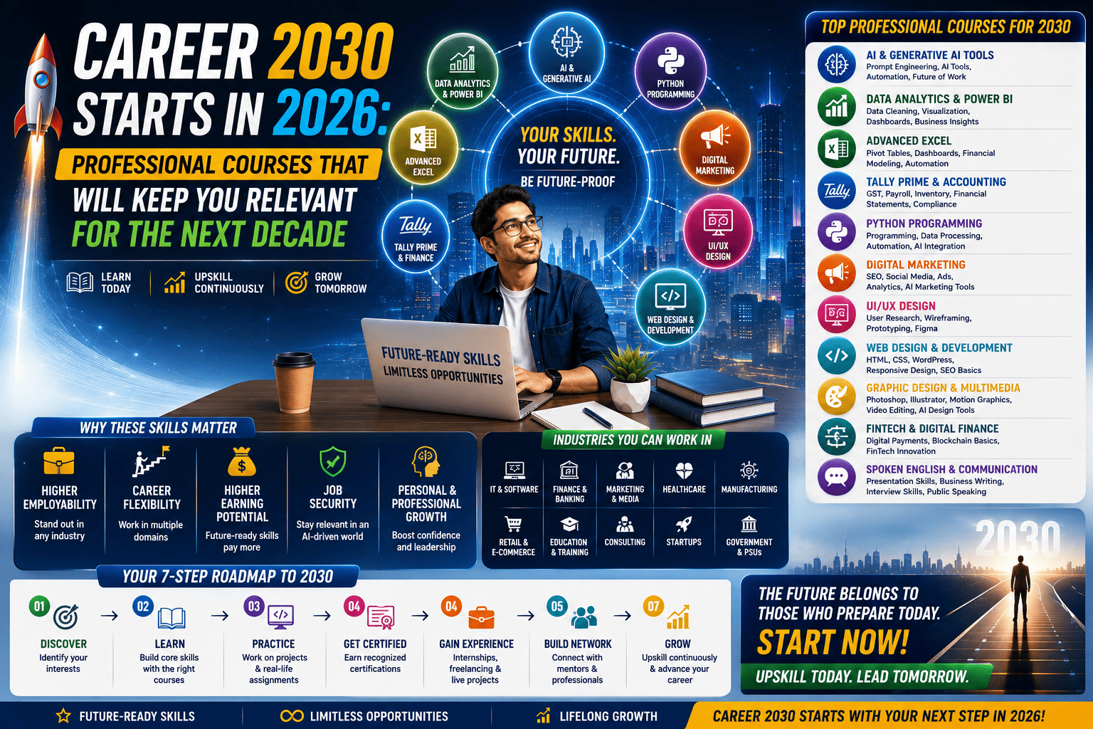 Career 2030 Starts in 2026: Professional Courses That Will Keep You Relevant for the Next Decade