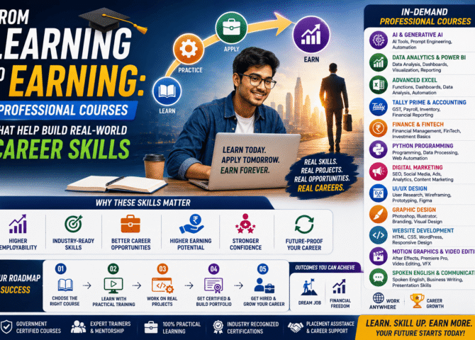 From Learning to Earning: Professional Courses That Help Build Real-World Career Skills (2026 Career Guide)