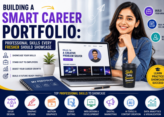 Building a Smart Career Portfolio: Professional Skills Every Fresher Should Showcase in 2026