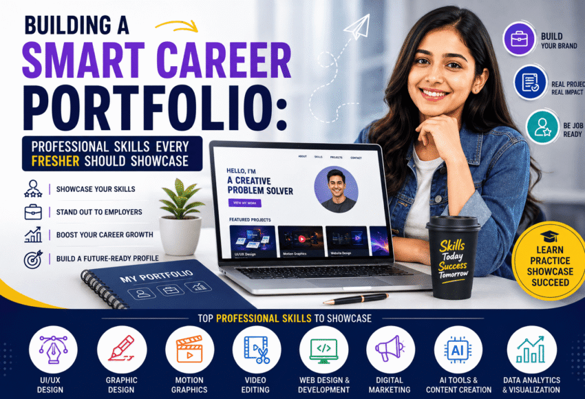 Building a Smart Career Portfolio: Professional Skills Every Fresher Should Showcase in 2026