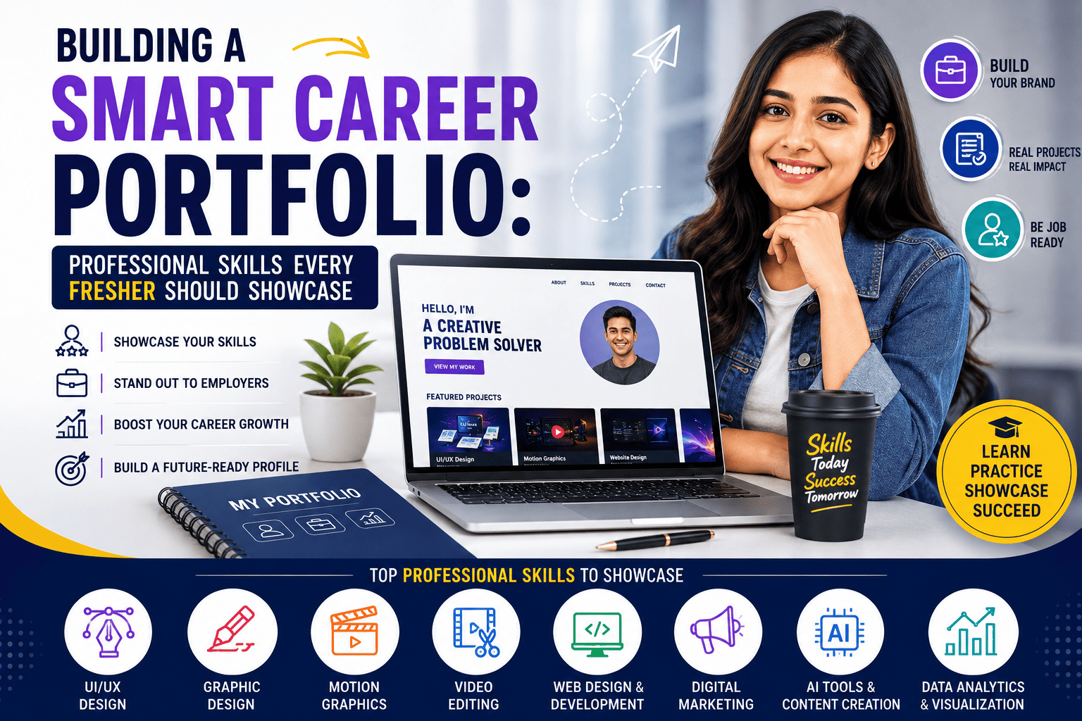 Building a Smart Career Portfolio: Professional Skills Every Fresher Should Showcase in 2026