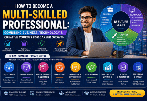 How to Become a Multi-Skilled Professional in Ahmedabad | Best Business, Technology & Creative Courses (2026 Guide)