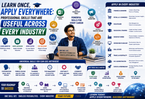 Learn Once, Apply Everywhere: Professional Skills That Are Useful Across Every Industry (2026 Career Guide)