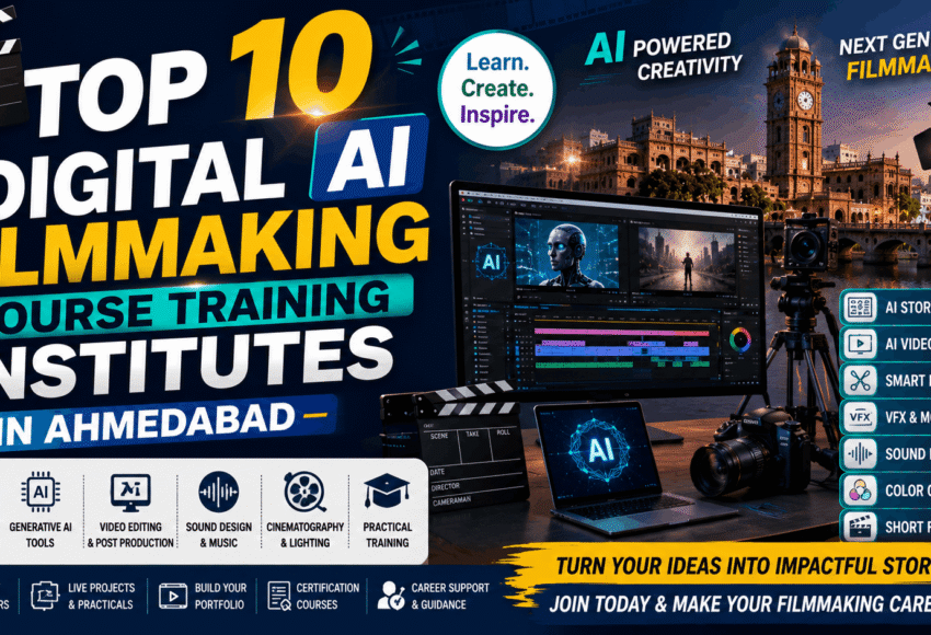 Top 10 Digital AI Filmmaking Course Training Institutes in Ahmedabad