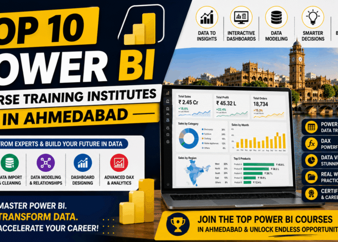 Top 10 Power BI Courses Training Institutes in Ahmedabad