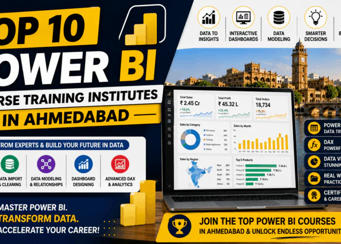 Top 10 Power BI Courses Training Institutes in Ahmedabad