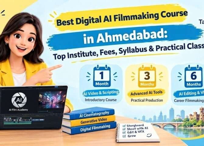 Best Digital AI Filmmaking Course in Ahmedabad: Top Training Institute, Fees, Syllabus & Practical Classes