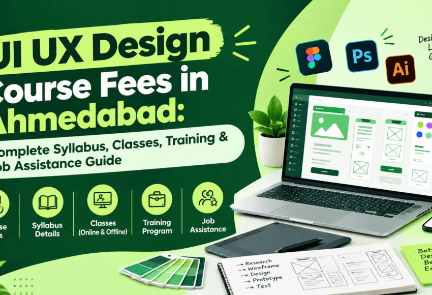 UI UX Design Course Fees in Ahmedabad: Complete Syllabus, Classes, Training & Job Assistance Guide